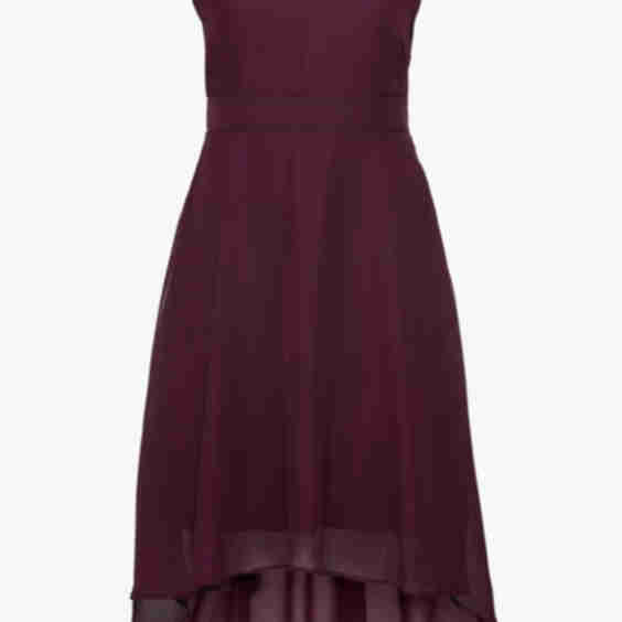 Evening Dress with Flutter Sleeves