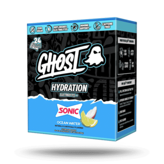 Ghost Hydration Sticks 24-Pack Sonic Ocean Water