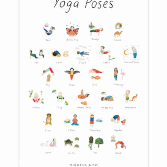 Yoga Poses Print