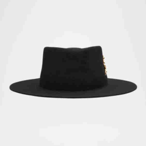 Moana Wool Fedora W/ 14-Karat Pin