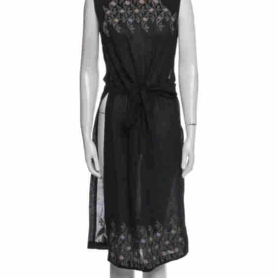 Silk Midi Length Dress