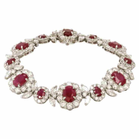 Ruby and Diamond Bracelet (Pre-Owned)
