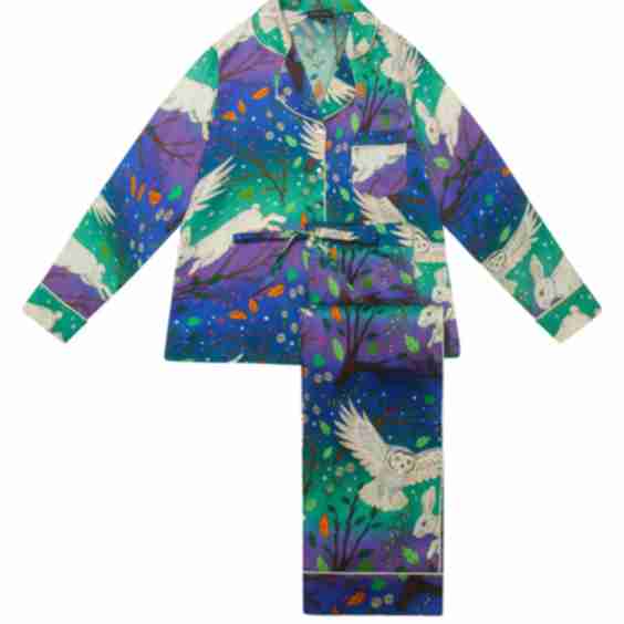 Northern Lights Silk Pyjama Set