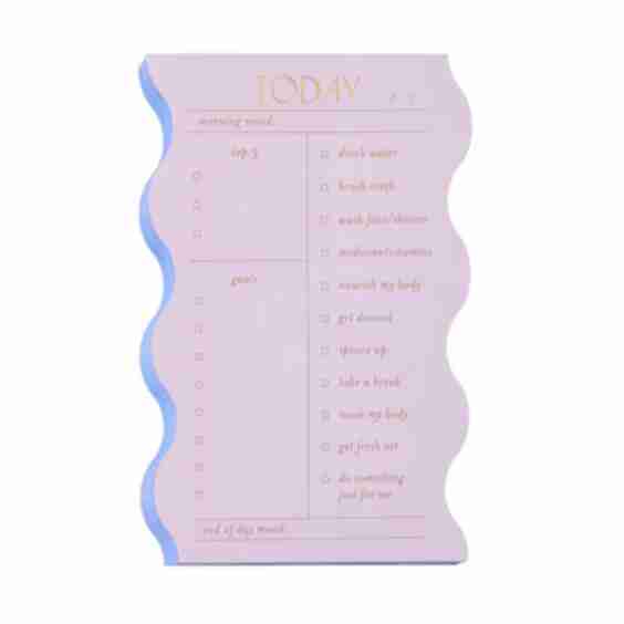 Daily Notepad Wavy