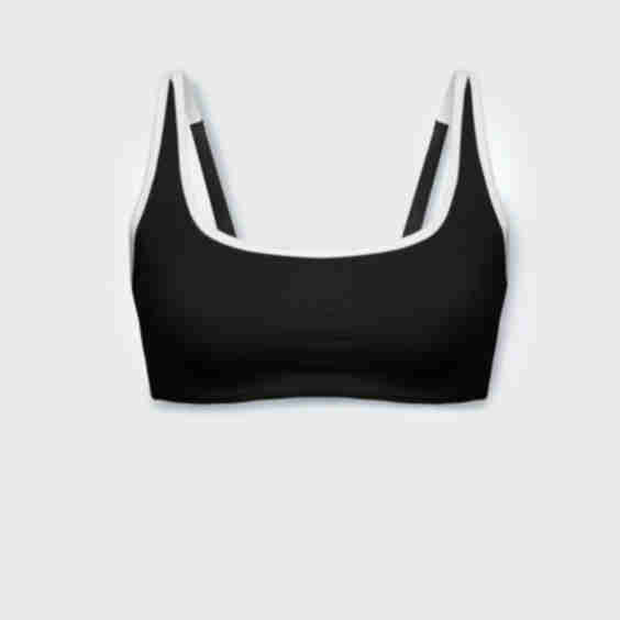 First Base Scoop Neck Bralette