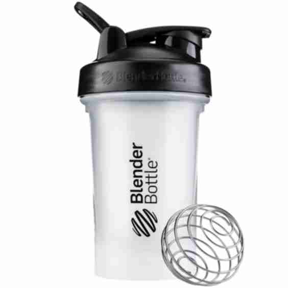 Classic V2 Shaker Bottle with Wire Whisk BlenderBall Clear (20 fl oz.)