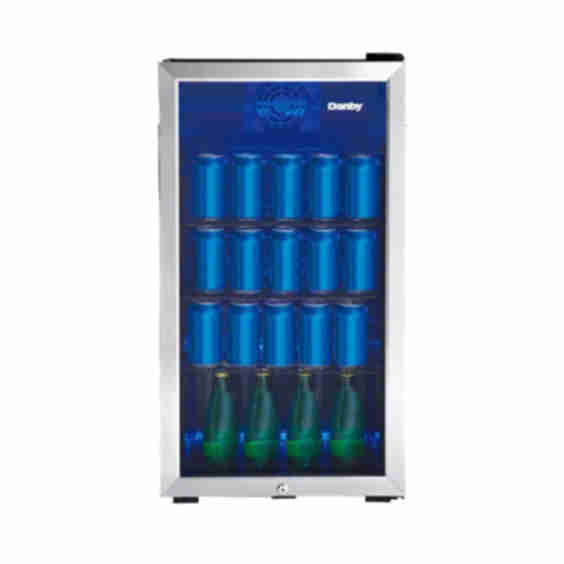 3.1 cu. ft. Free-Standing Beverage Center in Stainless Steel