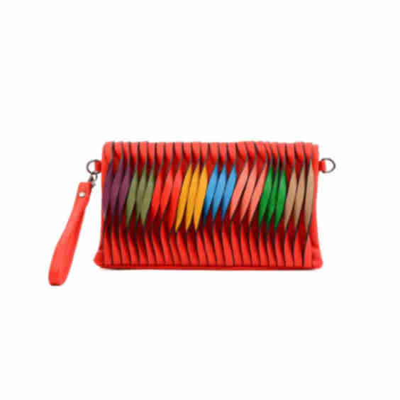 Rainbow Crossbody Clutch