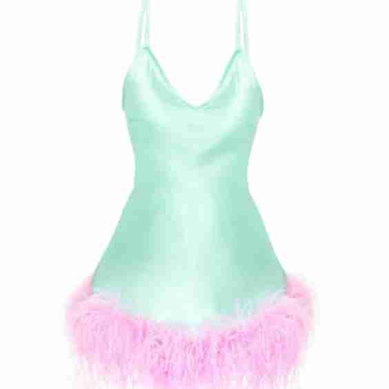Taylor Feather Slip Dress