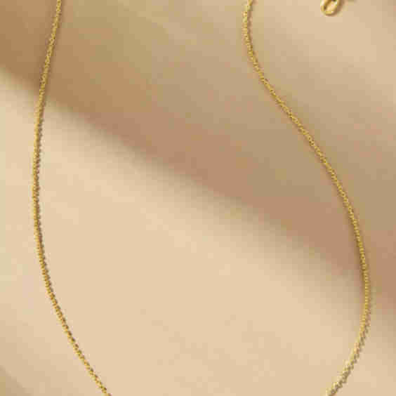 Elise Delicate Solitaire Pendant Necklace