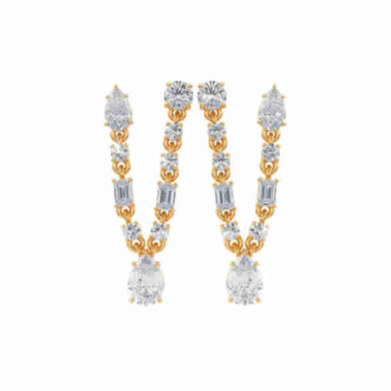 Signature x HF Fine Jewelry Jade Connecting Multi-Shape Earring