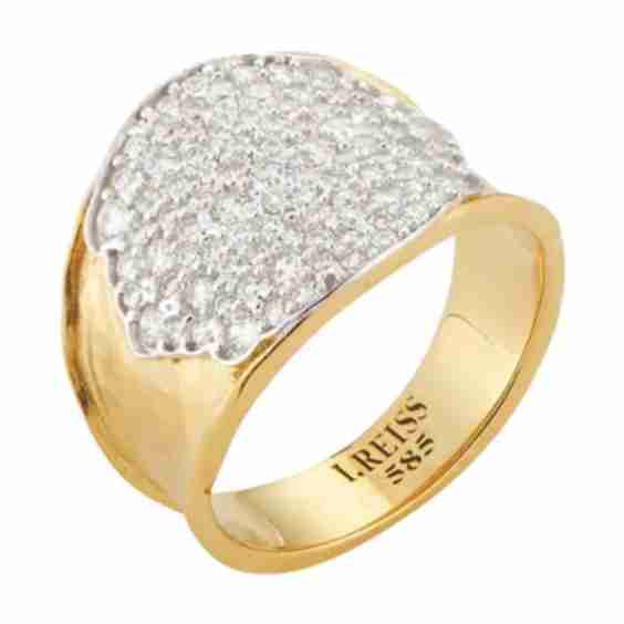 Hand Crafted Diamond Embellished Ring