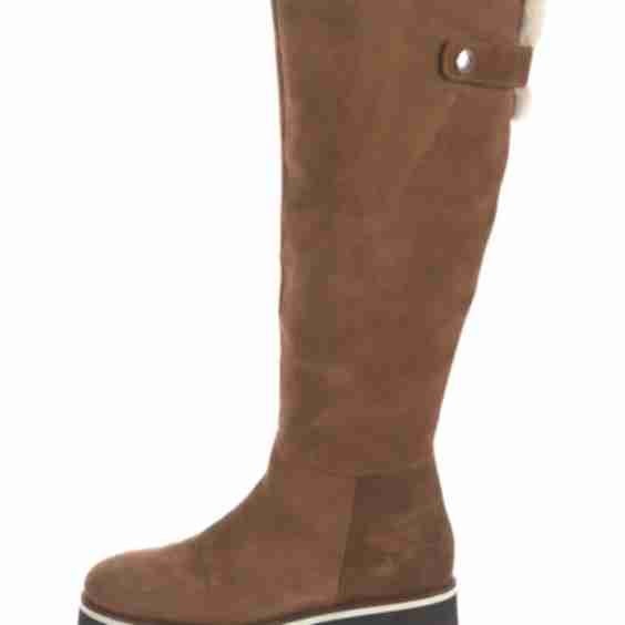 Suede Riding Boots