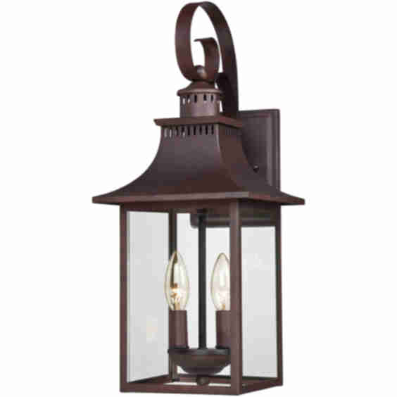 Chancellor 2 Light 19 Inch Outdoor Wall Lantern