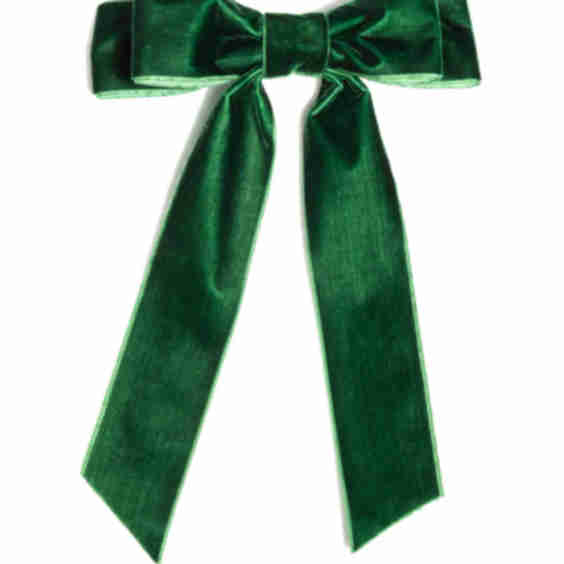 Velvet Bow Hair Clip