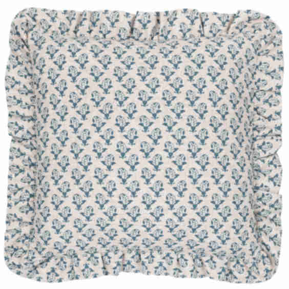 Floral Square Pillow Cover