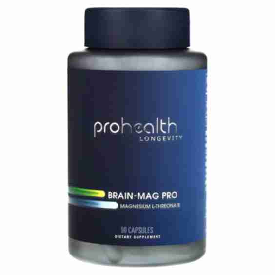 Brain-Mag Pro, Magnesium L-Threonate, 90 Capsules