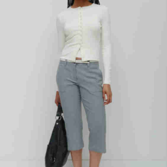 Crew Neck Cardigan
