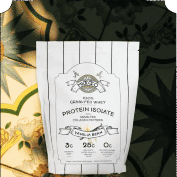 Vanilla Bean Grass-Fed Whey Protein Isolate Powder