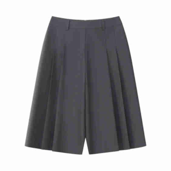Suit-Creased Cropped Trousers