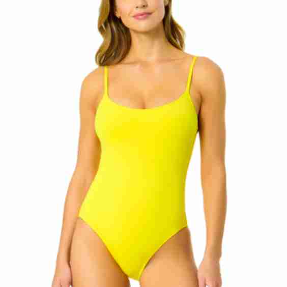 Vintage Lingerie Maillot One Piece Swimsuit
