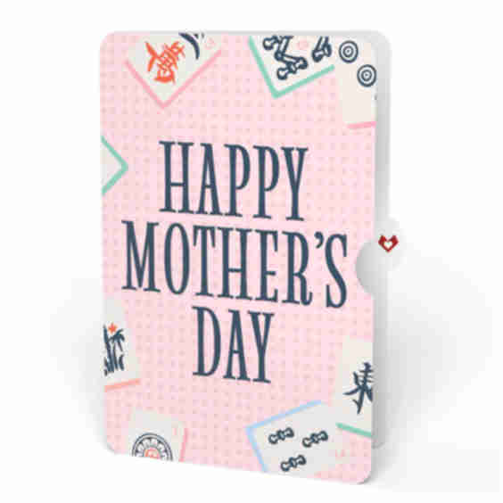 Crack Bam Dot Mahjong Mother's Day Pop-Up Card and Sentiment Set