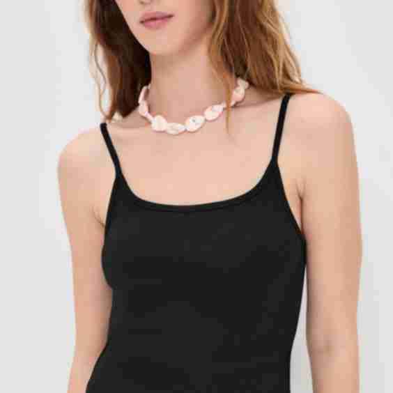 The Rib Spaghetti Tank Top