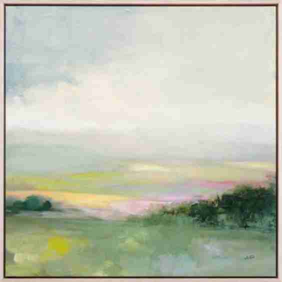 Glowing Valley 41 X 41 X 3 Wall Art