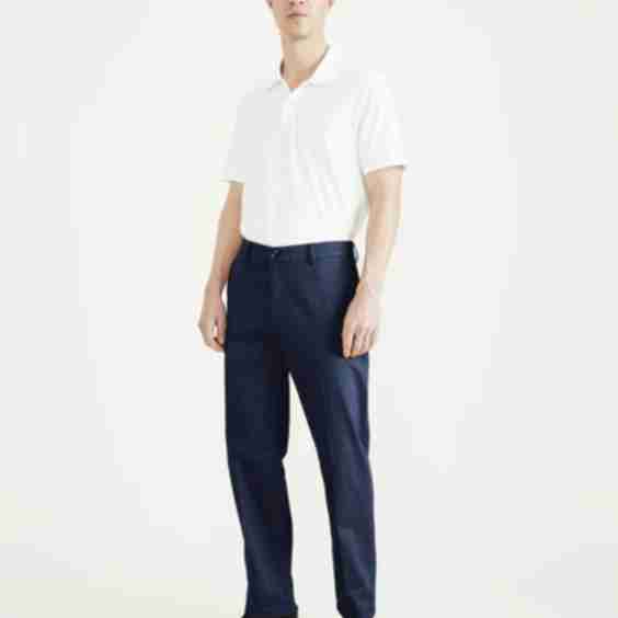 Signature Classic Fit with Stain Defender Iron Free Khakis