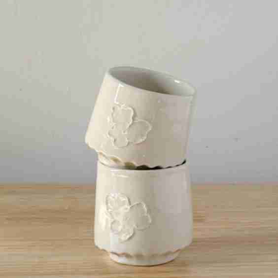 Ceramic Cups Set of 2