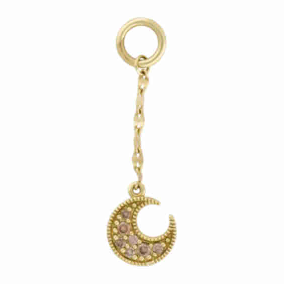 18K Diamond Single Moon Enhancer