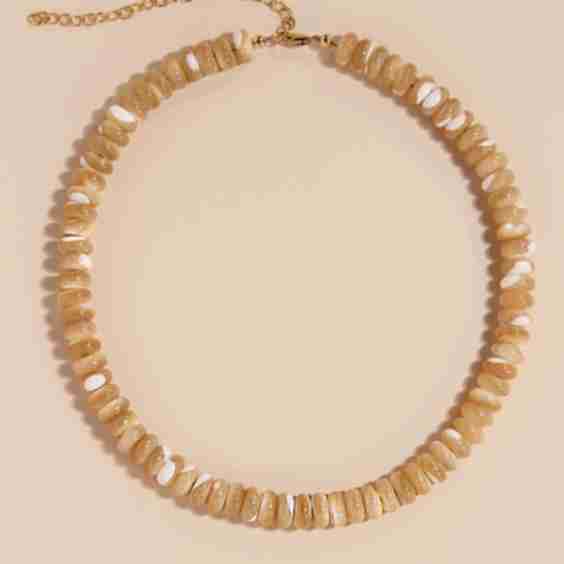 Nomad 02 Caramel Mother of Pearl Beads