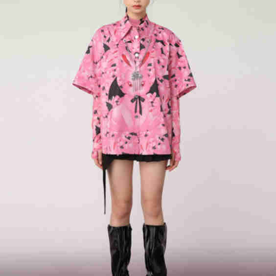 Rabbit Print Design Shirt