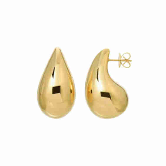 Large "Bottega" Bean Earrings