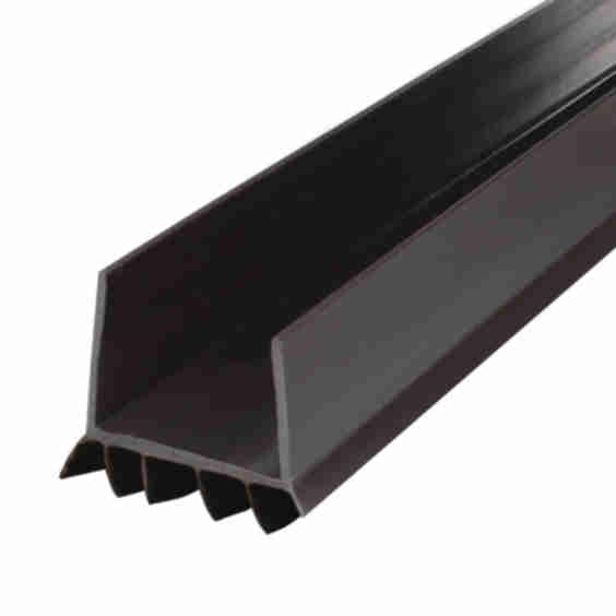 Vinyl Cinch U-Shape Slide-On Under Door Seal