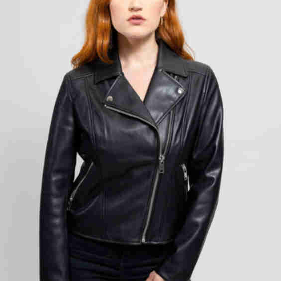 Demi Vegan Faux Leather Jacket