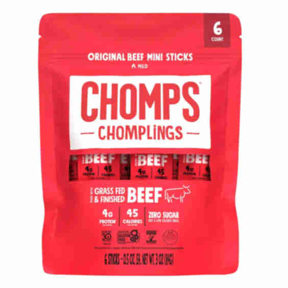 Mini Grass Fed Beef Jerky Meat Snack Sticks