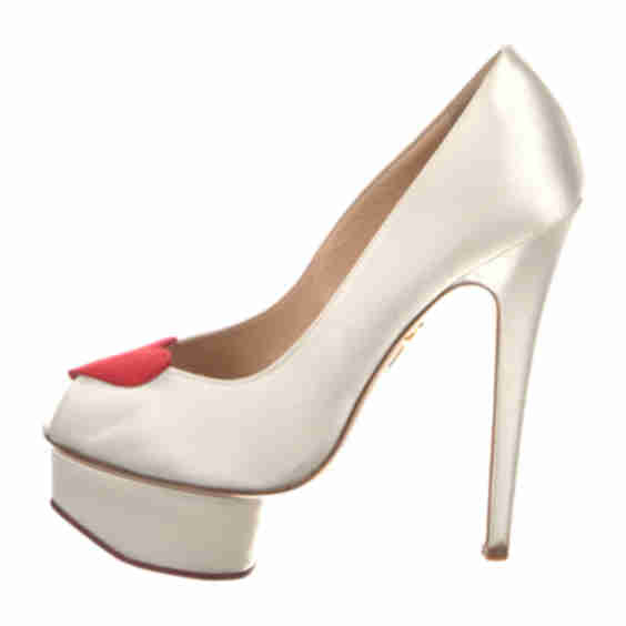 Delphine Satin Pumps Heels