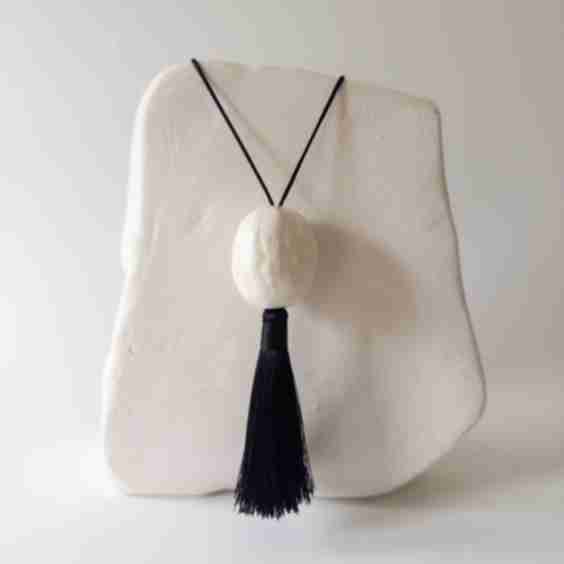 Nut with Tassel Necklace