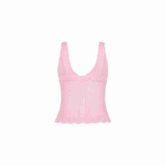 Crochet Knit Cami, Size L