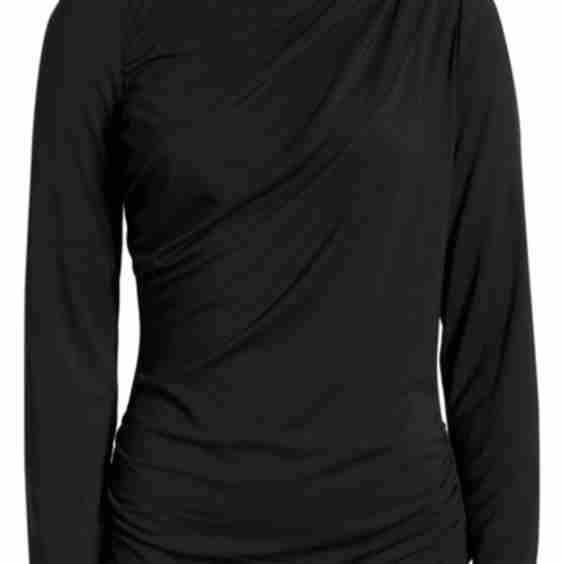 Asymmetric Boat Neck Top