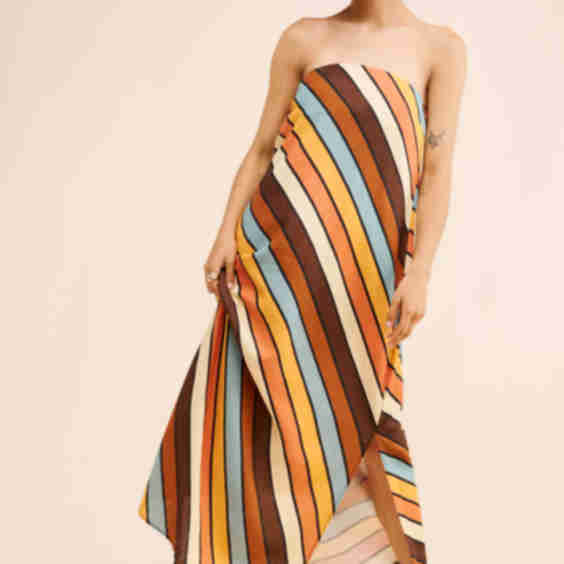 Tyria Linen Blend Maxi Dress - Pre-Owned