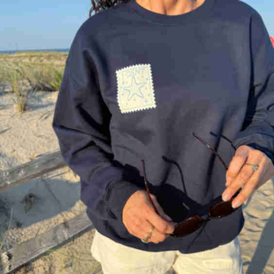 Coastal Postcard Crewneck