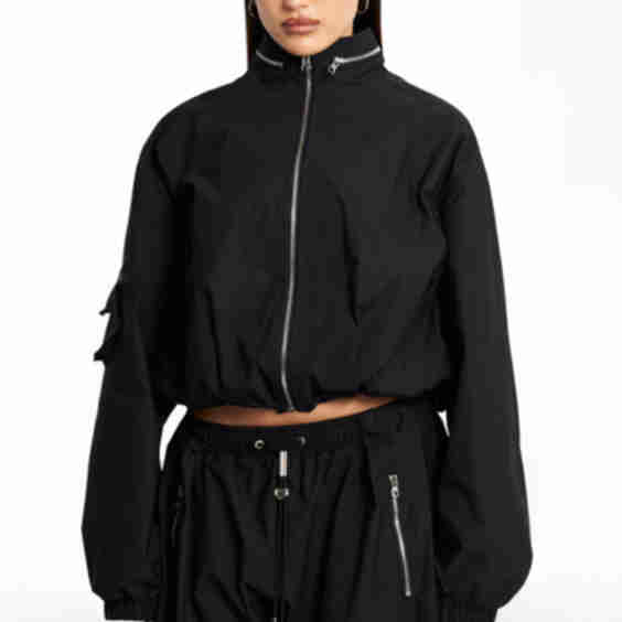 Zipped Track Jacket