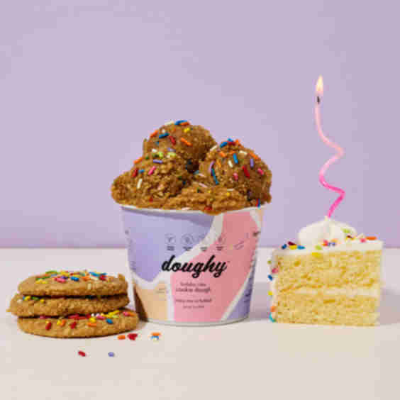 Vegan Birthday Cake Cookie Dough