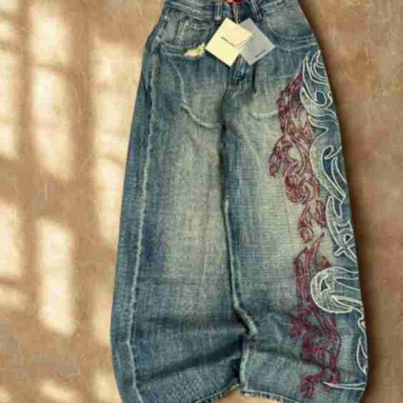 Vintage Baggy Denim Pants