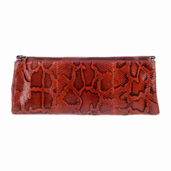 Snakeskin Clutch