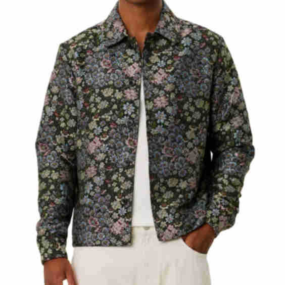 Jaiden Ruins Jacquard Overshirt