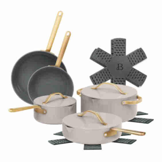 12pc Ceramic Non-Stick Cookware Set