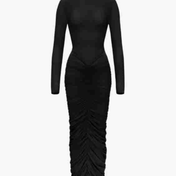The Ruched Maxi Dress